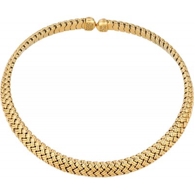18kt Yellow Gold Vannerie Spring Necklace