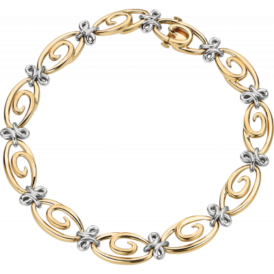 18kt Yellow and White Gold Harmonie Necklace