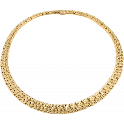 18kt Yellow Gold Y Knot Necklace