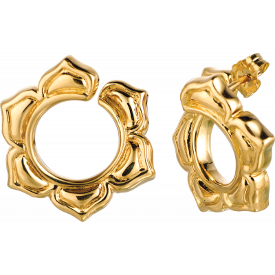 18kt Yellow Gold Soleil Earring