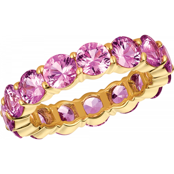 18kt Yellow Gold Shared Prong Eternity Ring