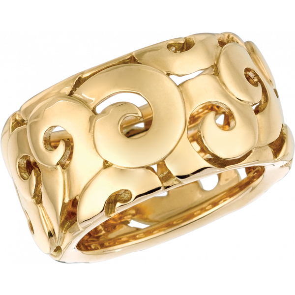 18kt Yellow Gold Arabesque Ring