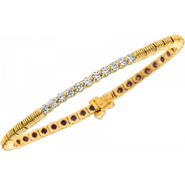 18kt Yellow Gold Bars D'Or 11 Diamond Bracelet