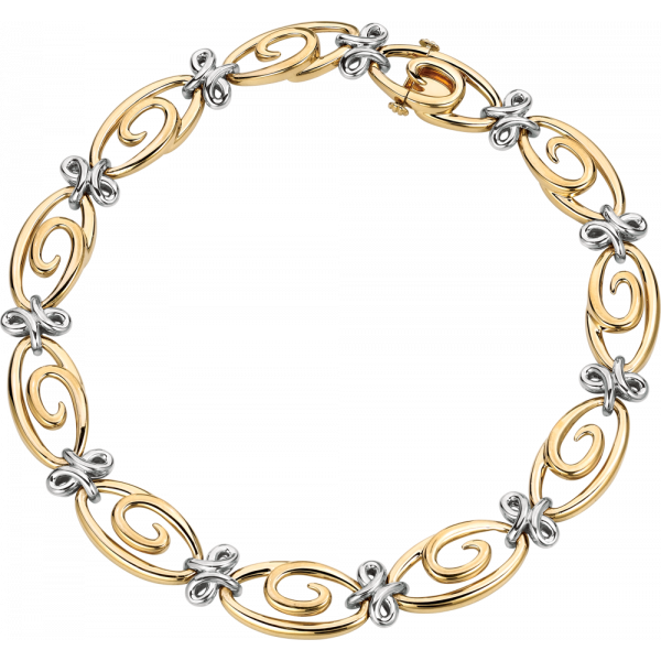 18kt Yellow and White Gold Harmonie Necklace