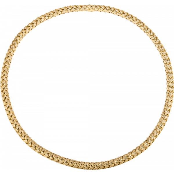 18kt Yellow Gold Vannerie Necklace
