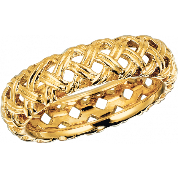 18kt Yellow Gold Vannerie Band Ring